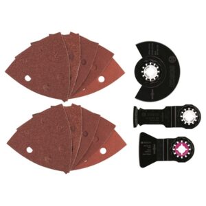 Bosch 13-delars Universalsats Acz 85 Eb (1x); Aiz 32 Apb (1x); Atz 52 Sfc (1x); Wood And Paint Slipblad (10x)  3165140555203