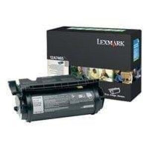 Lexmark 12a7465 Toner Black - Tonerkassett Svart 0734646118149