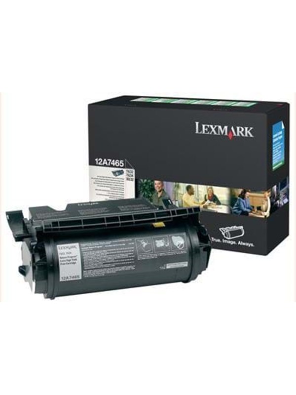Lexmark 12a7610 Toner Black - Tonerkassett Svart 0734646142793